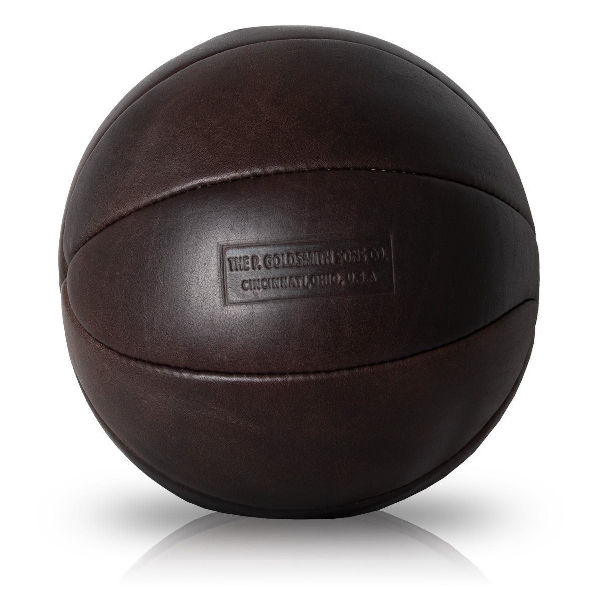 The P. Goldsmith Sons Co. Vintage basketball 1910 Dark Brown