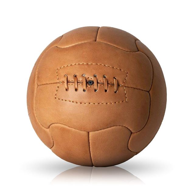 Picture of Vintage Soccer Ball WC 1950 - Tan Brown