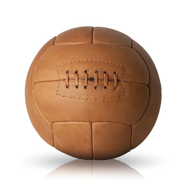 Picture of Vintage Soccer Ball WC 1938 - Tan Brown