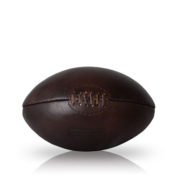 The P. Goldsmith Sons Co. | Vintage Rugby Ball 1930 - Dark Brown