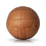 Picture of Vintage Soccer Ball 1930 - Tan Brown