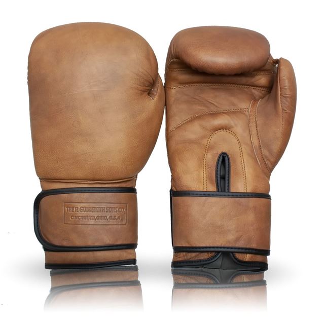 Picture of Vintage Boxing  Gloves (Strap Up) - Tan Brown