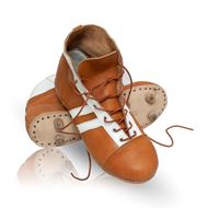Picture of Vintage Soccer Boots 1950's - Tan Brown