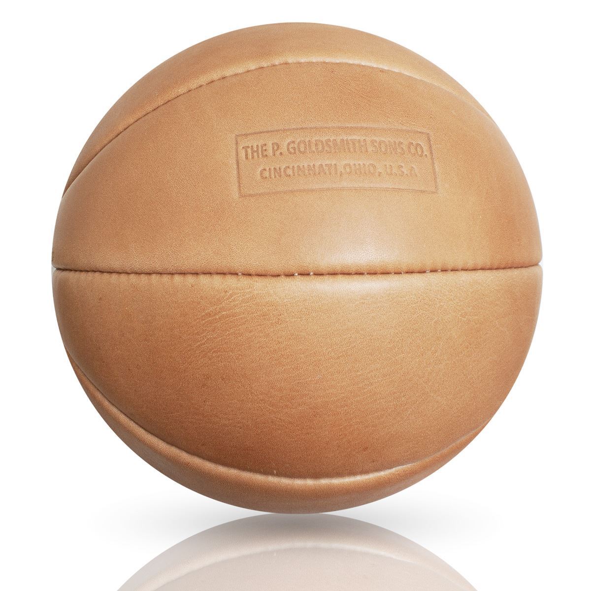 The P. Goldsmith Sons Co. Vintage basketball 1910 Tan Brown
