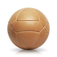 Picture of Vintage Soccer Ball Triangle Panel - Tan Brown