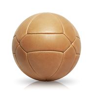 Picture of Vintage Soccer Ball Triangle Panel - Tan Brown