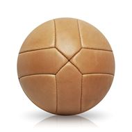 Picture of Vintage Soccer Ball Triangle Panel - Tan Brown