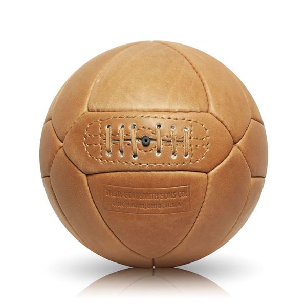 Picture of Vintage Soccer Ball Triangle Panel - Tan Brown