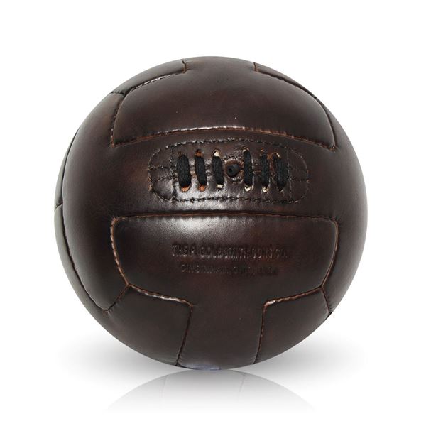 Picture of Vintage Soccer Ball 1930 - Dark Brown